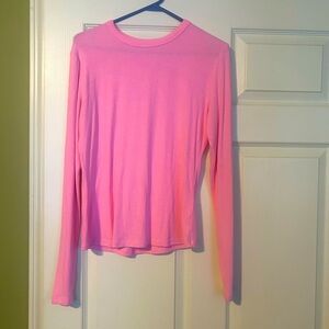 Light Pink Pink Lily Long sleeve Shirt size Large, worn twice